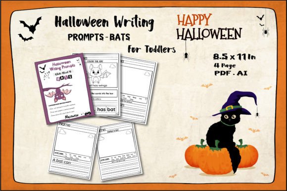 Bat-Inspired Halloween Writing Prompts: A Differentiated Approach for Primary Grades