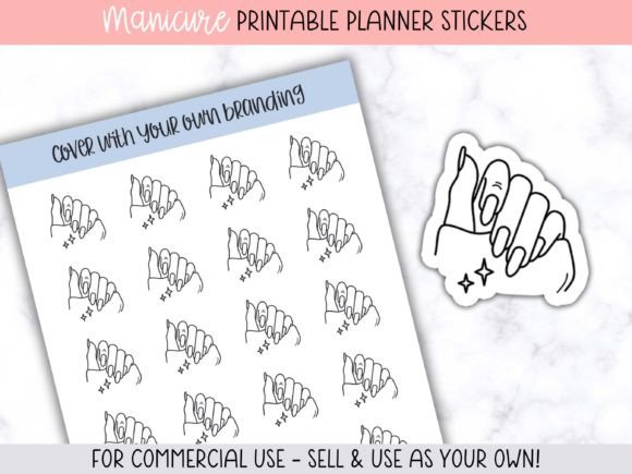 Manicure Planner Stickers: Your Shortcut to a Stocked Shop