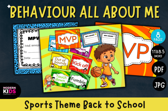 Score Big This School Year: Behavior All About Me Sports Theme