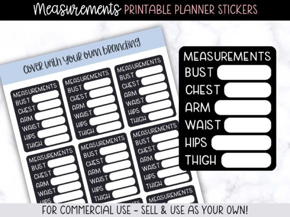 Streamline Your Shop with Measurements Box Planner Stickers
