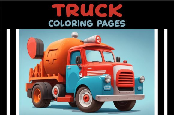 Trucks Coloring Pages: A Creative Design Asset for All Ages